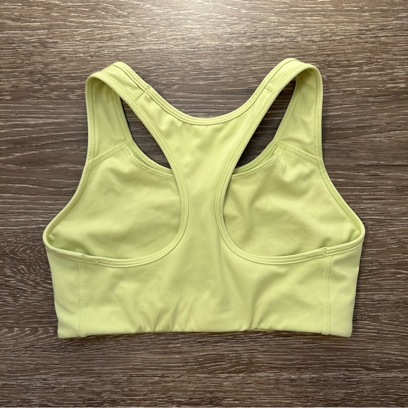 SOLD Nike Swoosh Dri-FIT Racerback Sports Bra Lime Green - Women’s Medium - Picture 2 of 5